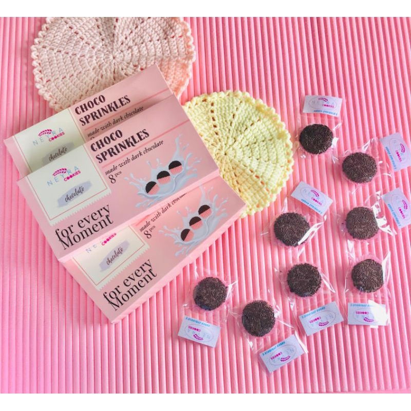 

Neyra Cookies ~ 1 Box Choco Sprinkles 8pcs