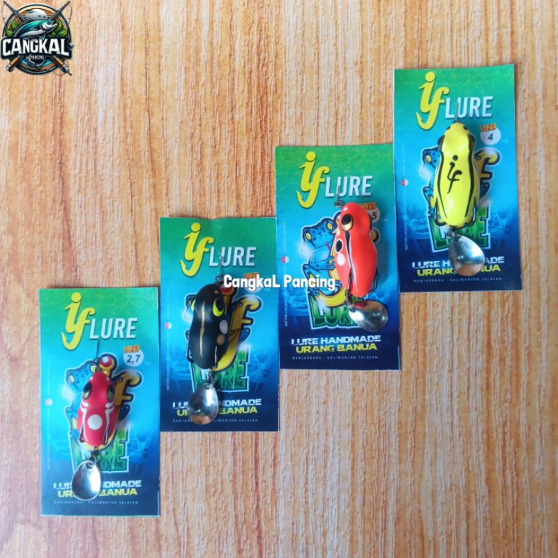 Umpan pancing kodok karet / soft frog / kodok palsu IF LURE