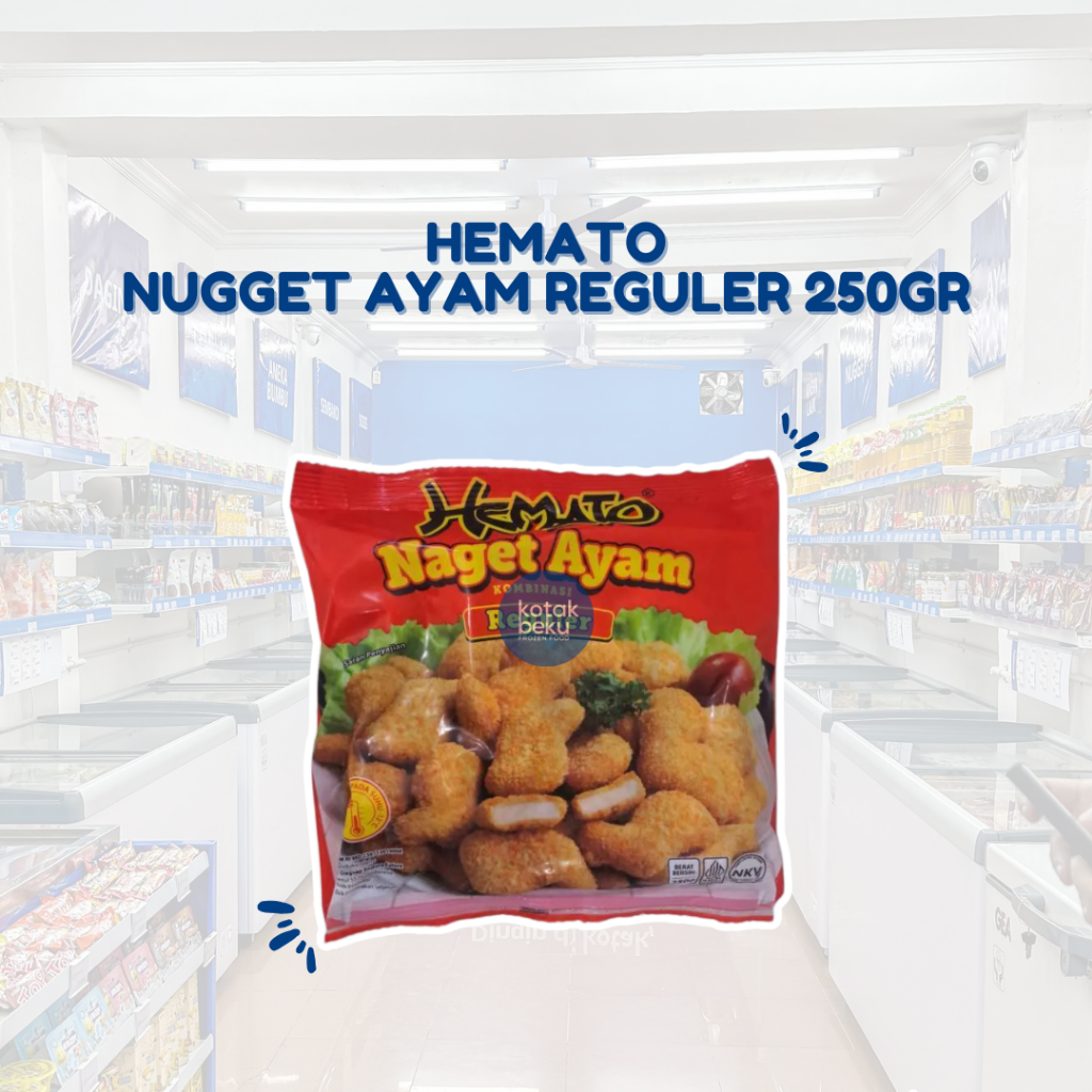 

HEMATO NUGGET AYAM REGULER 250 GR