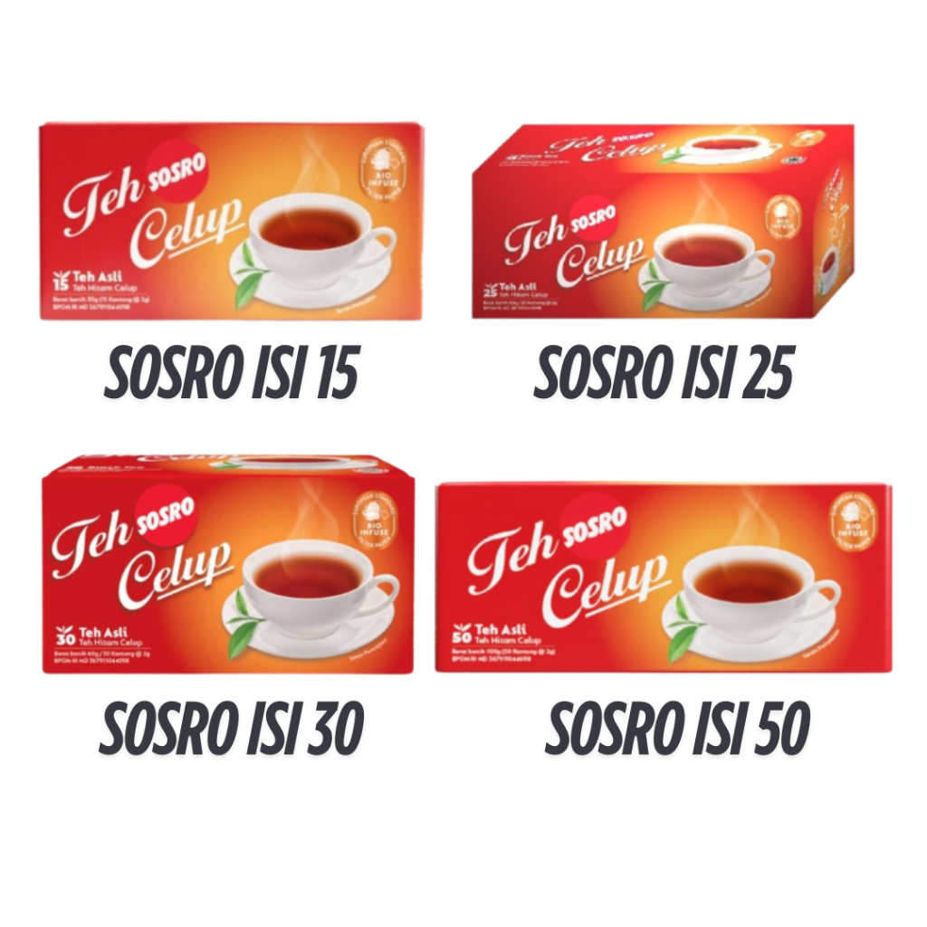 

TEH SOSRO KOTA ALL VARIAN, MULAI DARI ISI 15 SAMPAI 50