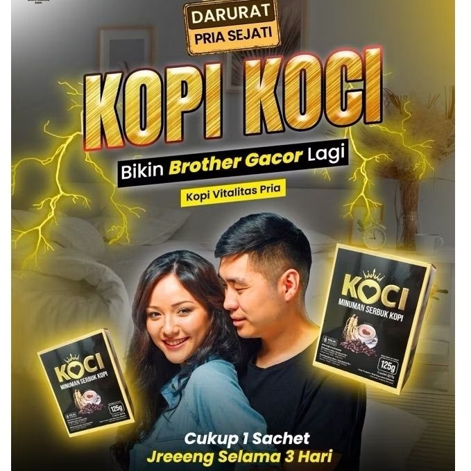 

Kopi Koci Kopi Pria Dewasa isi 5 sachet Original