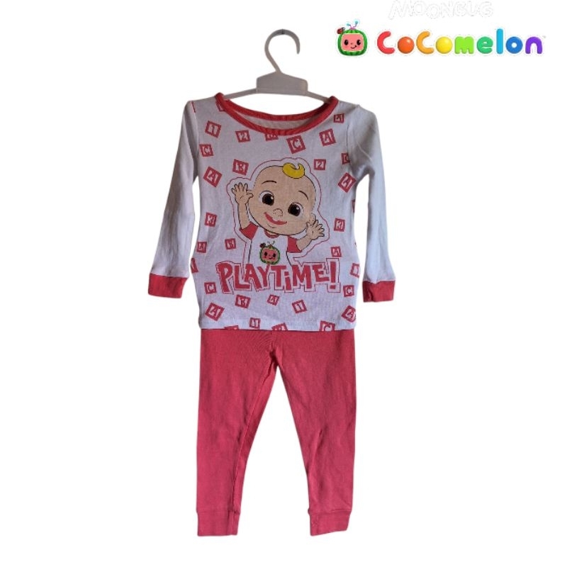 NEW‼️COCOMELON - One Set Pajamas Setelan Baju Tidur Anak (2Y)