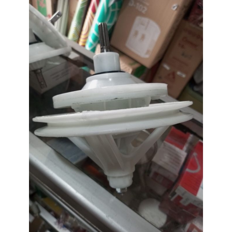 gearbox Polytron puli lebar mesin cuci 2 tabung
