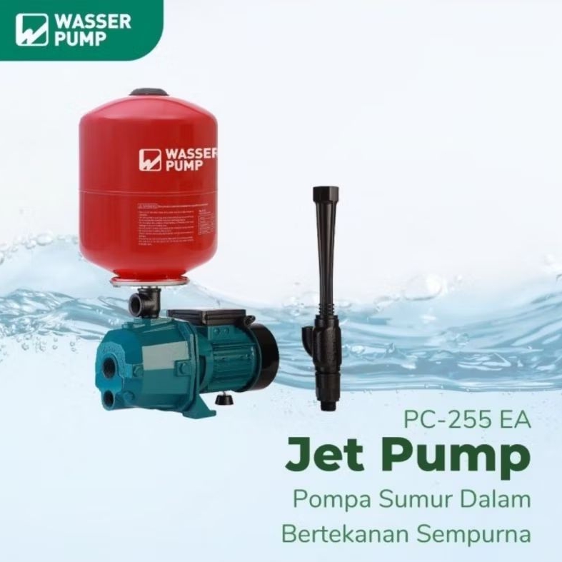 Wasser PC255EA Jetpam Pompa Air 250W 30M garansi dinamo tembaga 3Thn7