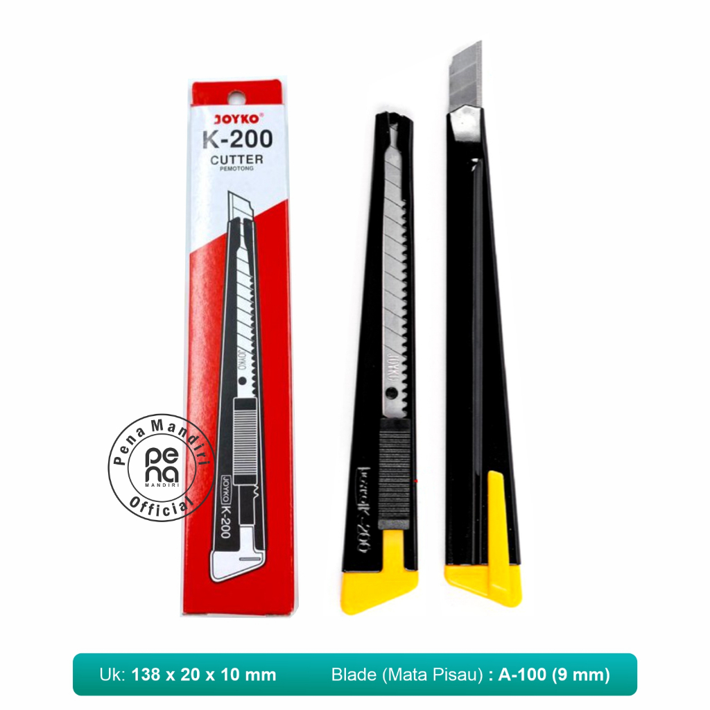

Cutter Kecil K-200 Joyko Alat Potong Cuter Kecil K200