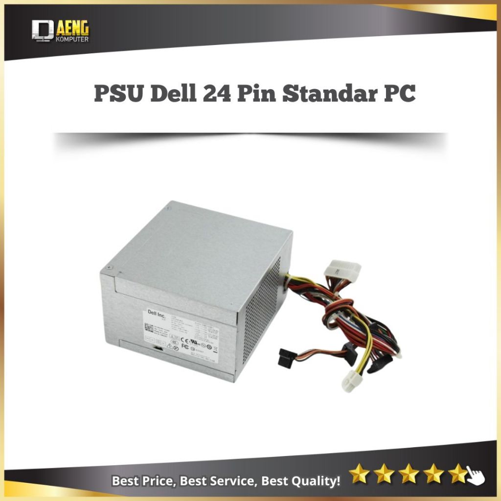 Psu Power Suplay pc Branded Merk Dell  24 pin PC standar ( PC Tower) For 390 790 990 7010 9010 3010 