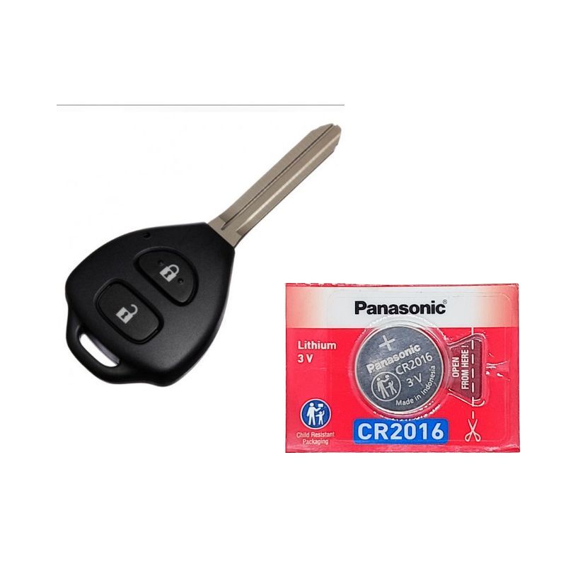 Baterai Remote Kunci Alarm Mobill Toyota Yaris Bakpao Th 2013 Original Panasonic