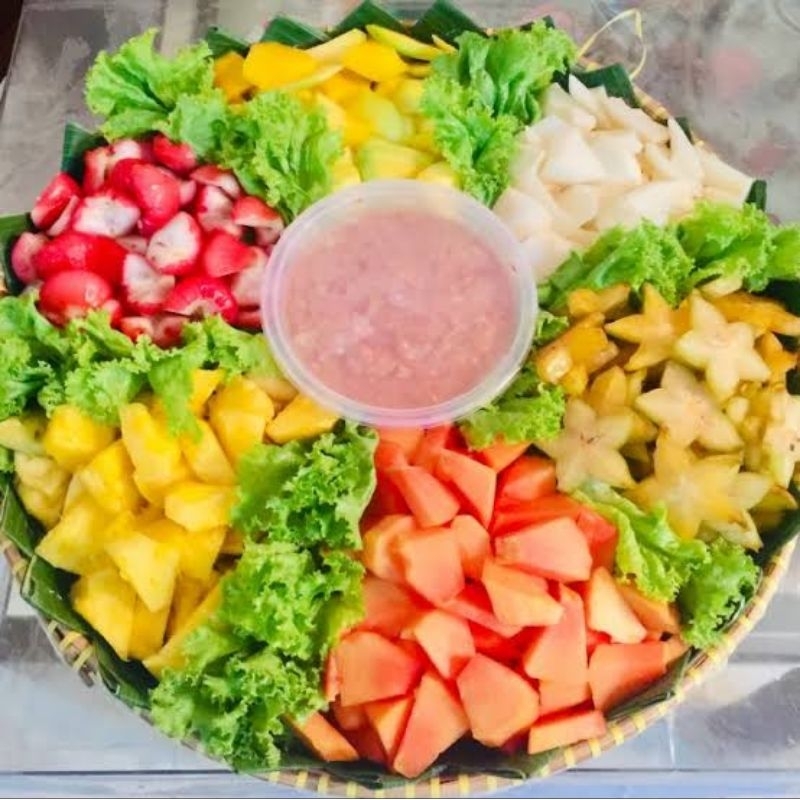 Rujak Buah Tampah 15 Porsi Termurah