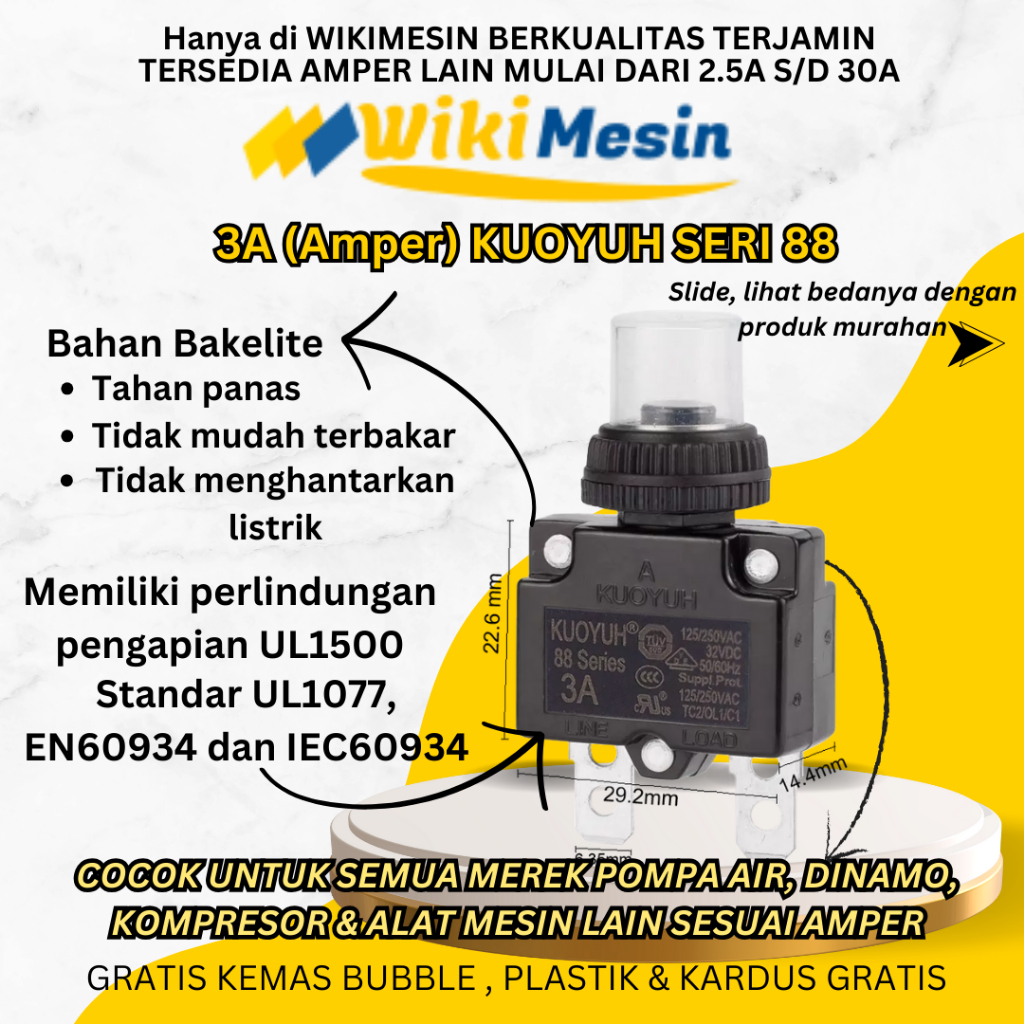 Overload 3A Seri 88 Kuoyuh
