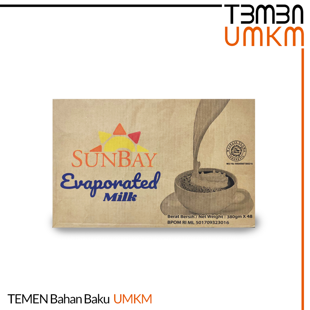 

Sunbay Evaporated Milk 1 Karton (48 can x 380 gr) - Susu Evaporasi untuk Masakan dan Minuman