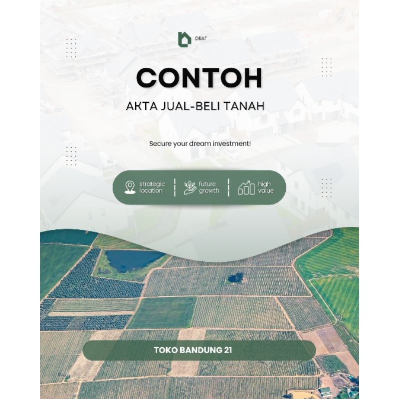 DRAF CONTOH AKTA JUAL BELI TANAH