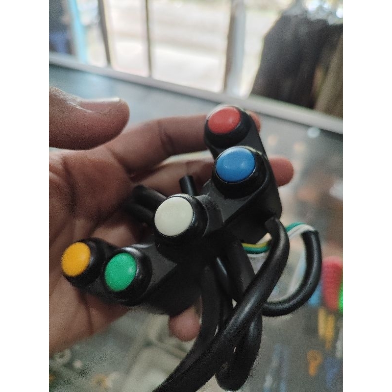 saklar holder ride it kiri kanan motor matic bebek sport ninja R RR X-Max nmax herex tiger