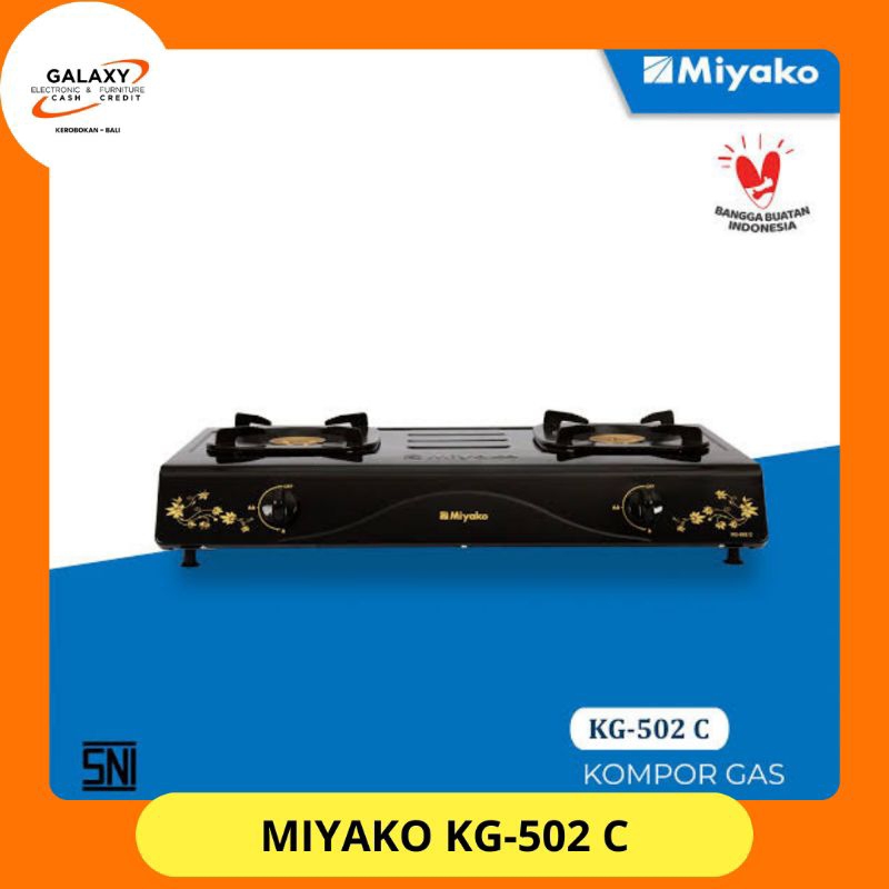 Kompor Gas Miyako KG-502C kompor gas 2 tungku