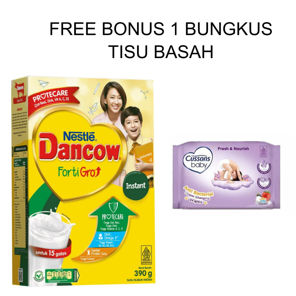 

DANCOW FortiGro Instant 390g – Susu Bubuk Anak Aktif & Cerdas