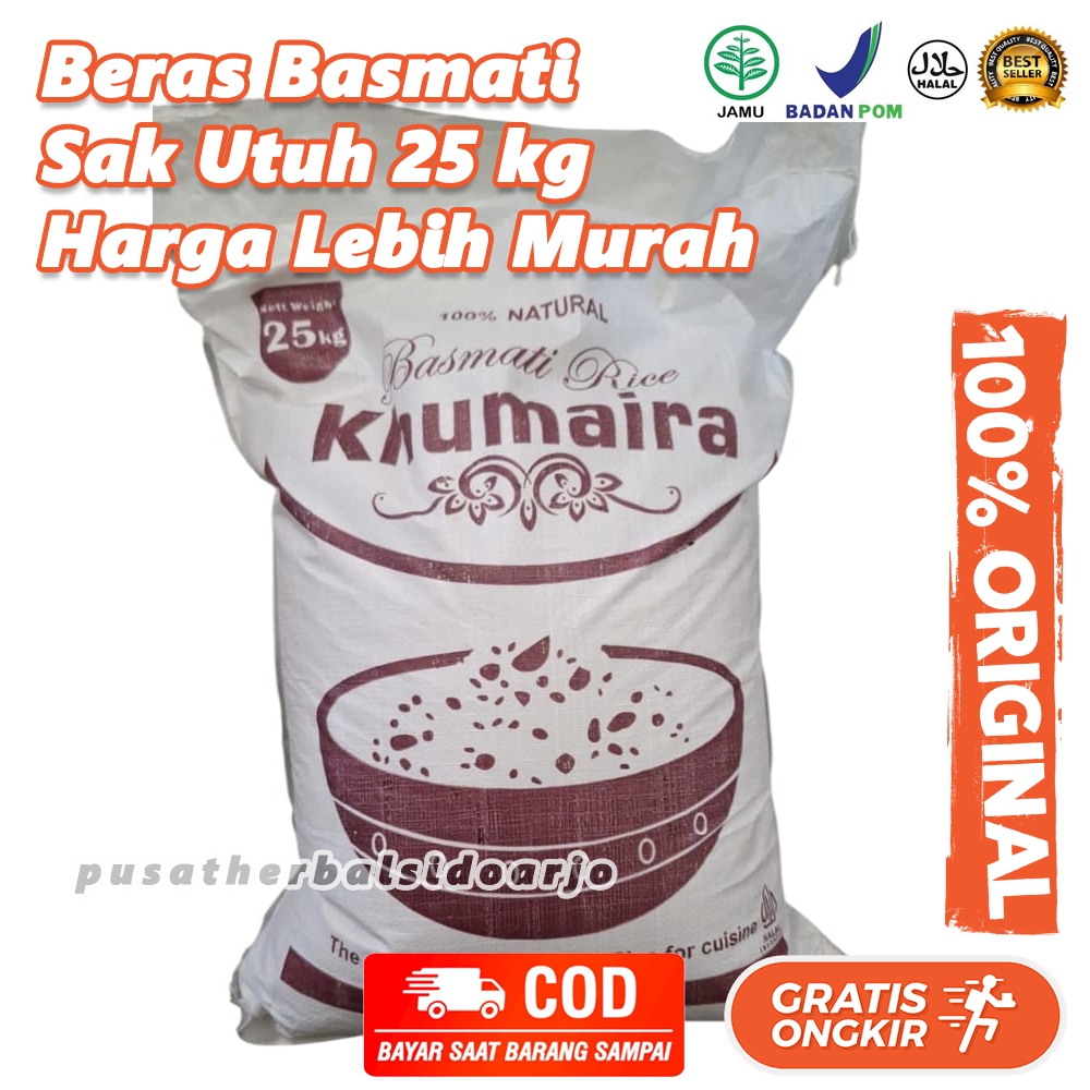 

Beras Basmati 25 kg 1 Sak Best Quality Basmati Rice 25kg
