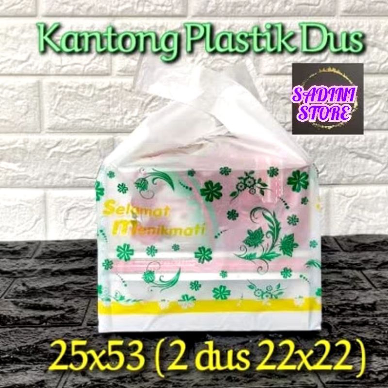 Kantong Plastik Dus Royal 22x22 Plastik Hajatan Selamat Menikmati