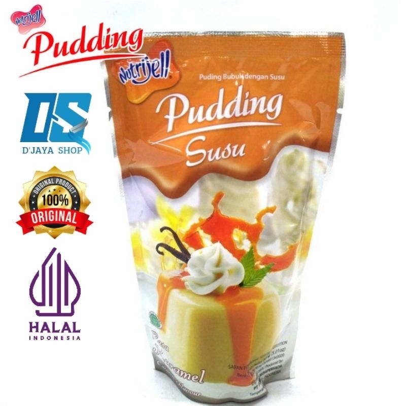 

Nutrijell Puding Susu | Puding Instan Caramel Pouch 142 g