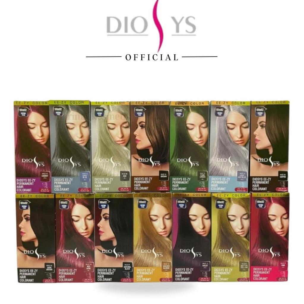 DIOSYS🅼🅰🆁🅸🅽🅰🅷EE-ZY Permanent Hair Colorant Pewarna Rambut Cream 100ml | 50ml | Pewarna Rambut
