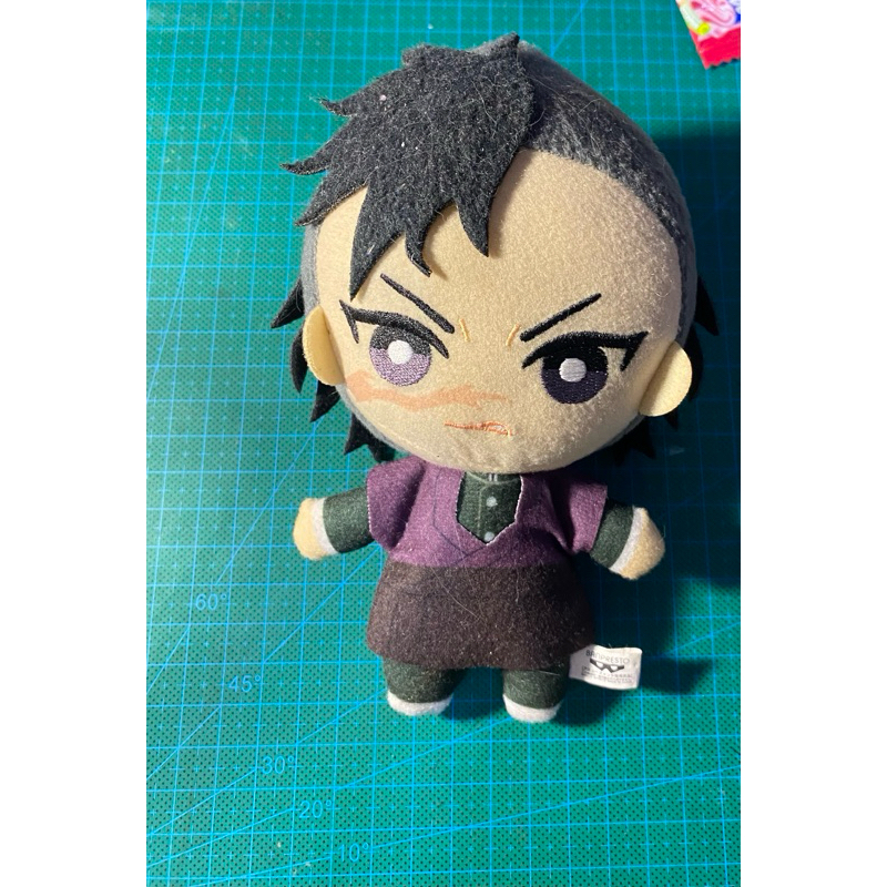 kimetsu no yaiba, genya plush tomonui boneka genya kny