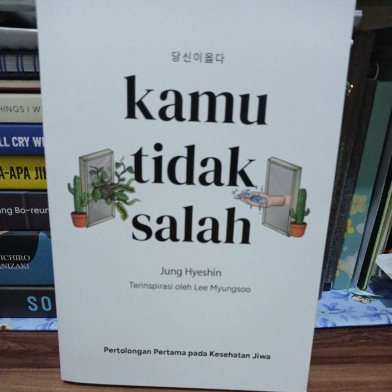 Buku Preloved : Kamu Tidak Salah by Jung Hyeshin + 6 flash card