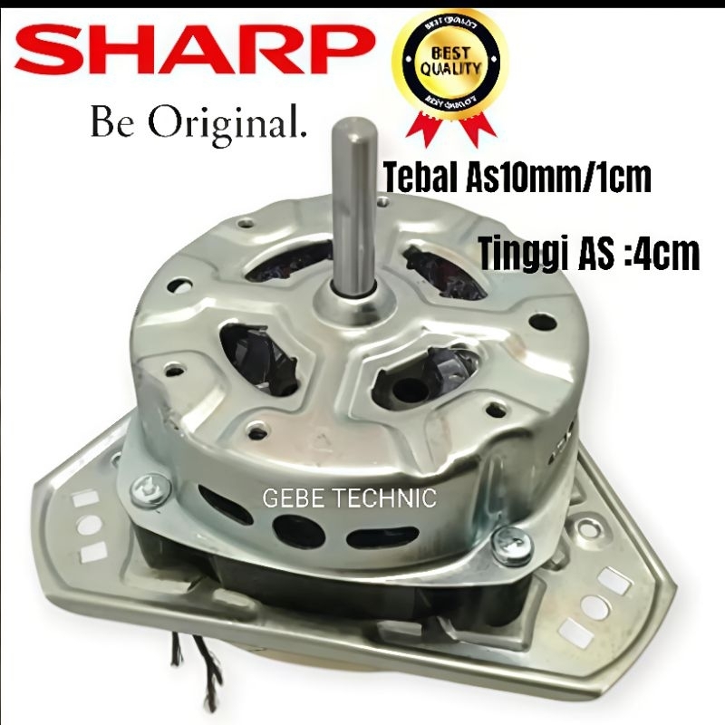 ALL TYPE SHARP Motor Dinamo Spin Pengering Mesin Cuci Sharp Super Aquamagic