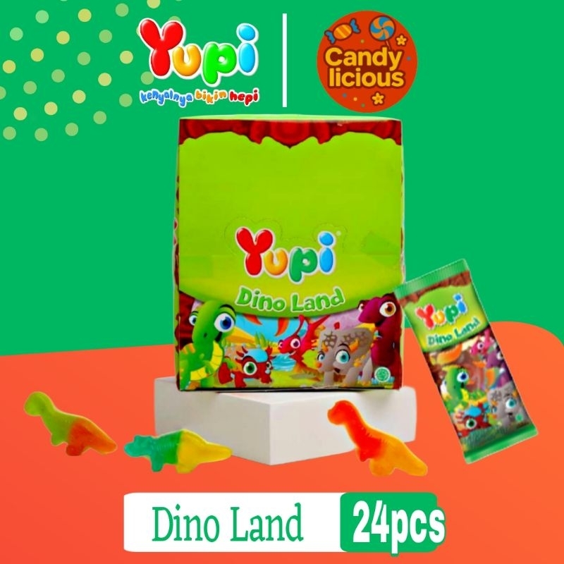 

Permen Yupi Dino Land Display Box isi 24pcs