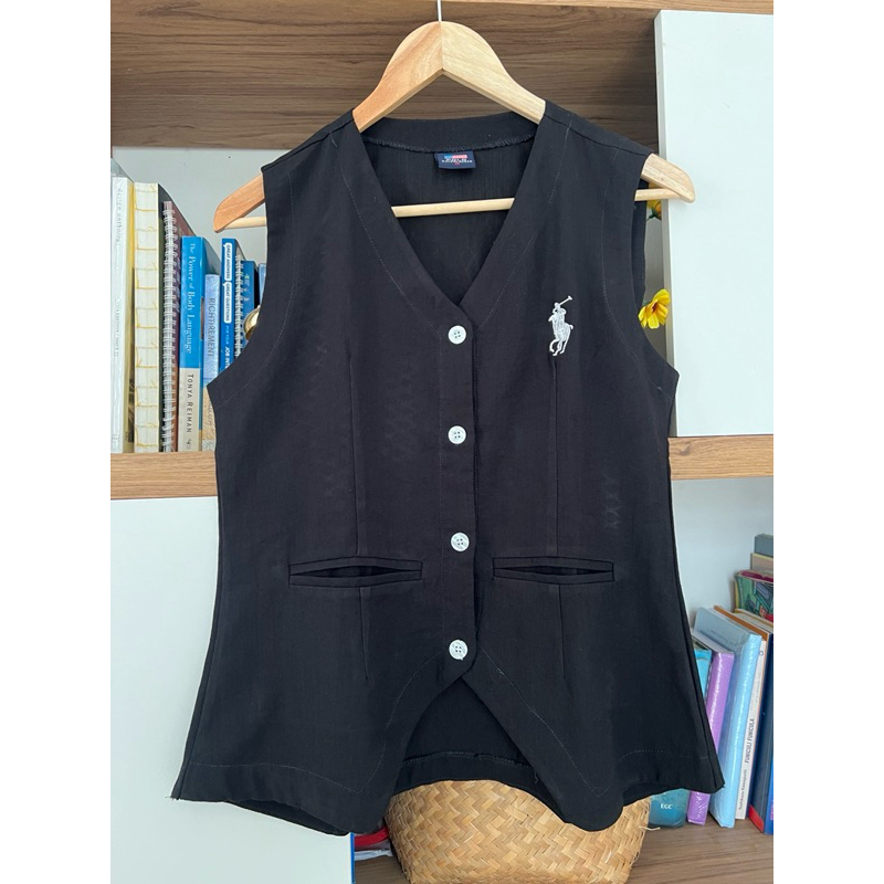 Vest Hitam POLO RALPHLAUREN (preloved)
