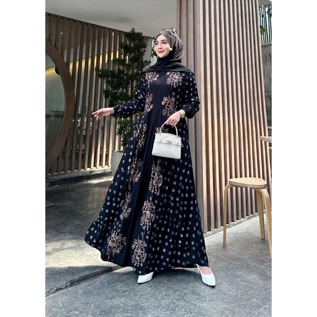 Batik Gamis Twill Ori Terbaru dan Terlaris Ukuran S-4XL