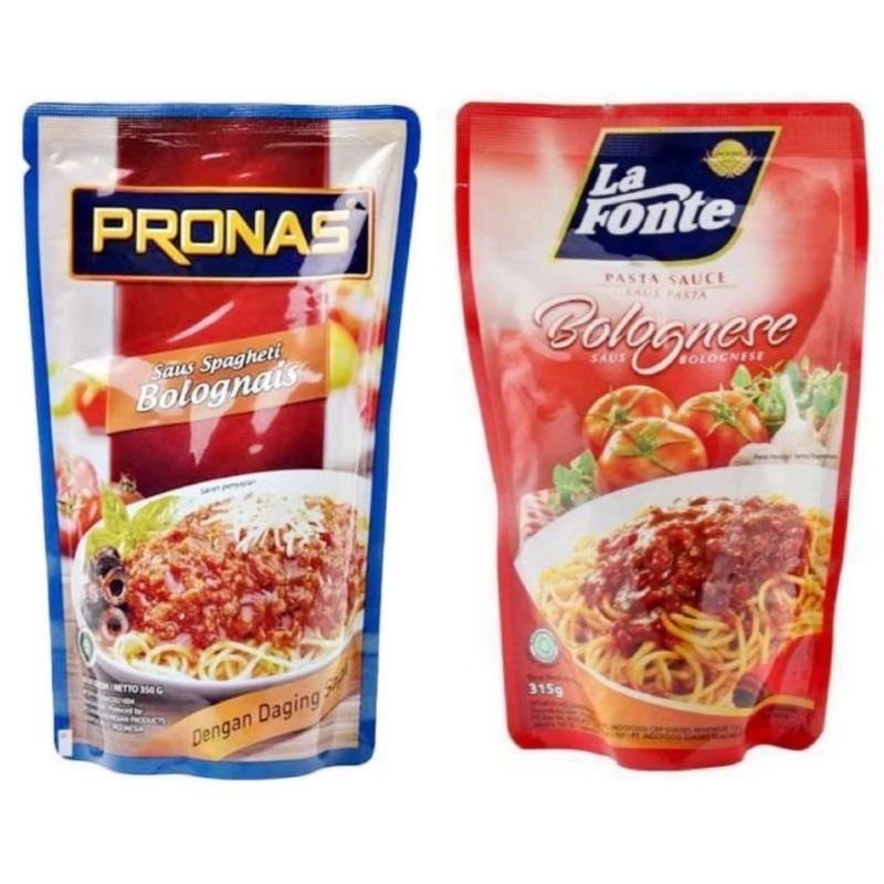 

BOLOGNESE SAUCE/ SAUS BOLOGNAIS 315G (PRONAS/ LA FONTE)