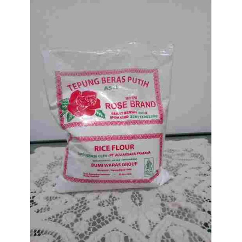 

tepung beras rose brand 0.5kg