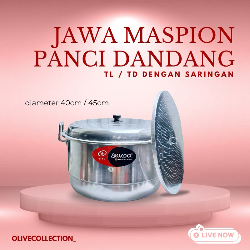JAWA MASPION PANCI DANDANG KUKUS TANPA SARINGAN 45CM