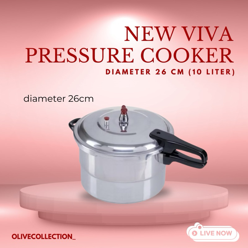 NEW VIVA PANCI PRESTO 26 CM KAPASITAS 10 LITER / PANCI PRESTO MURAH KAPASITAS 10 LITER