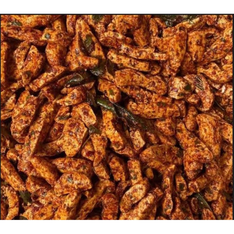 

cemilan enak gurih pedas Basreng pedas 200gram