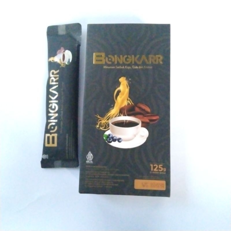 

Kopi Ginseng Premium isi 5 Saset| Minuman Coffee Serbuk Gula plus Krimer