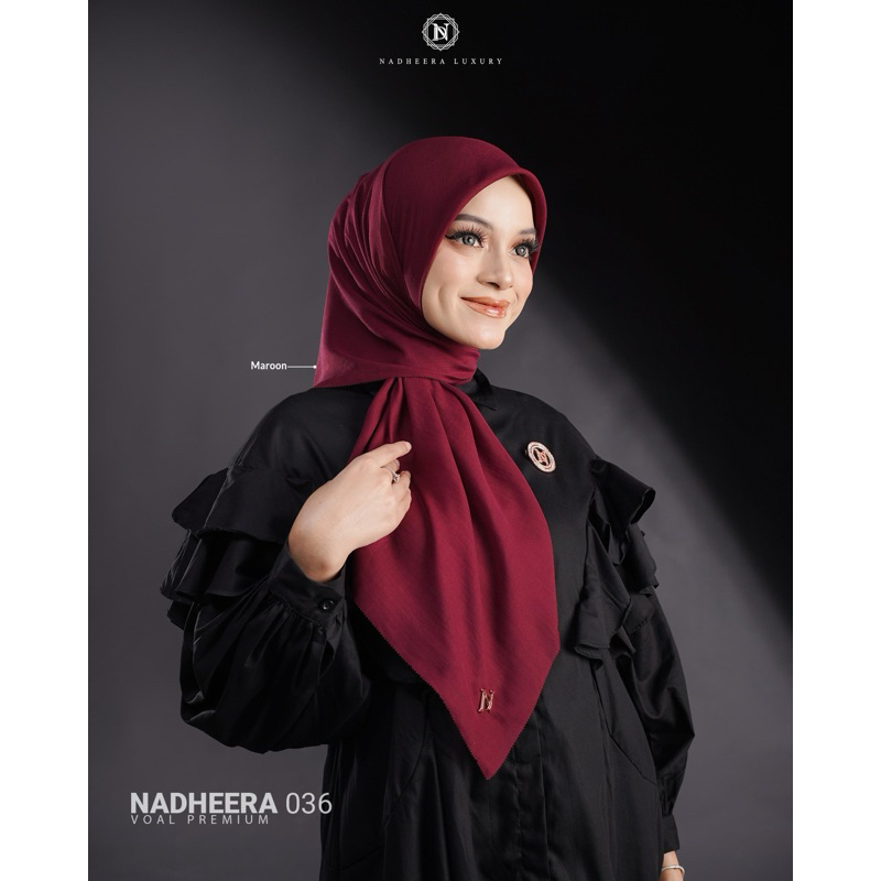 NADHEERA LUXURY Hijab Segi Empat Nadheera 036
