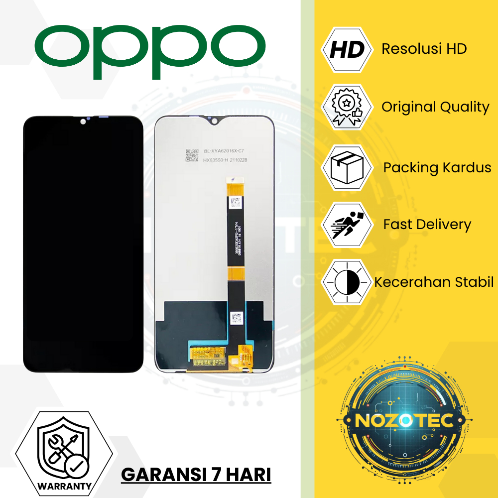 LCD TOUCHSCREEN HP OPPO A5S / A7 / REALME 3 / 3I / A11K / A12 / CPH1909 / CPH1920 / CPH1912 SPAREPAR