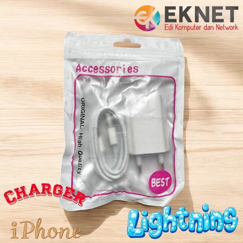 obral charger hp iphone batok dan kabel lightning ORIGINAL