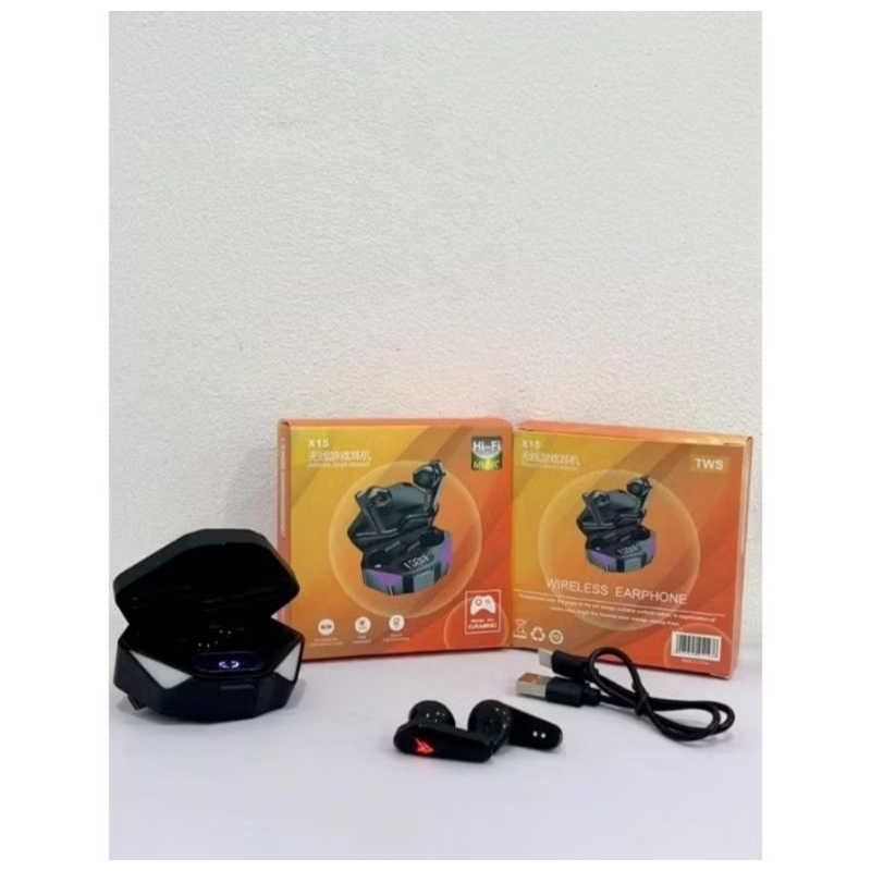 HANDFREE BLUETOOTH TWS X15 WIRELESS BLUETOOTH