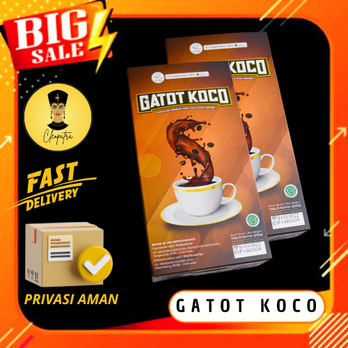 

Kopi Gatot Koco - Kopi Stamina - Kopi Herbal 100% Original (Isi 5 Sachet)