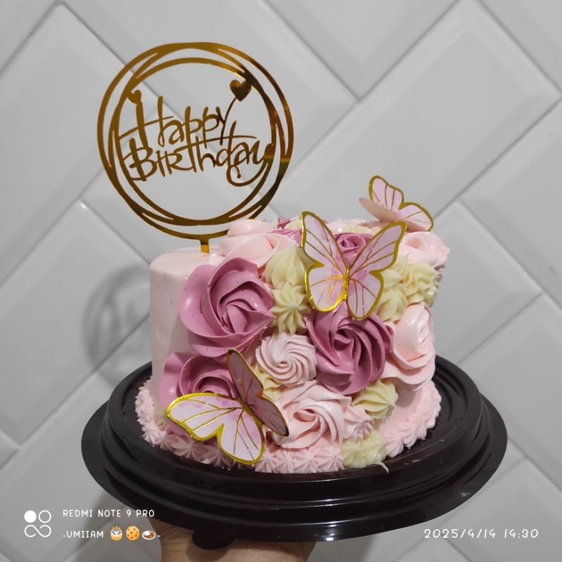 

Butterfly Cake / Kue Ulang tahun Kupu kupu