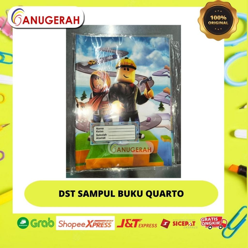 

DST FANCY SAMPUL BUKU QUARTO/KWARTO (PACK)