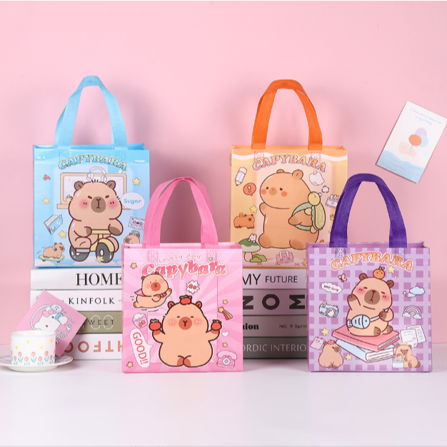 

Goodie Bag Capybara / Tas Souvenir Capybara / Tas Hadiah Ulang Tahun / GOODIE BAG TAS SOUVENIR KADO ULANG TAHUN ANAK MOTIF / TAS HADIAH