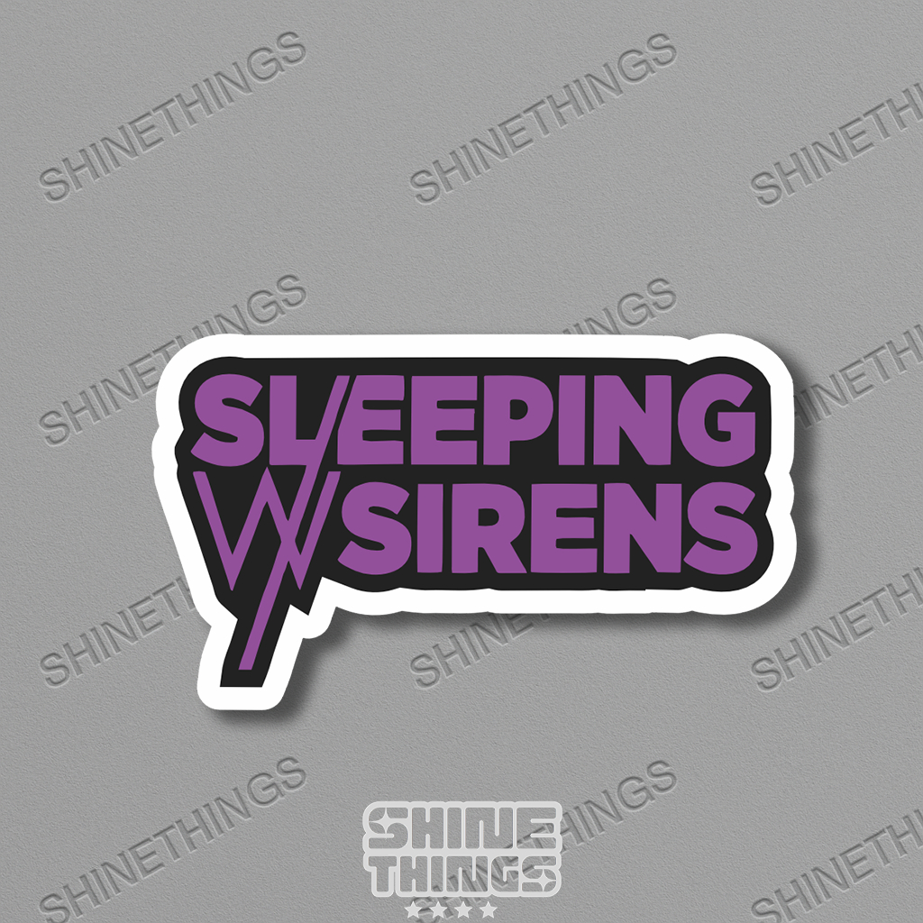 

[Stiker Satuan] stiker Sleeping With Sirens || sticker aesthetic band Sleeping With Sirens
