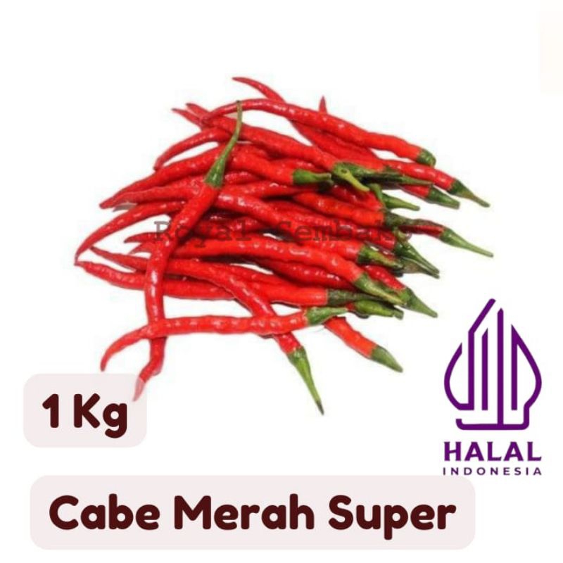 

TERMURAH CABE MERAH PANJANG 1 Kg PREMIUM, FRESH, BERSIH, MURAH, BONELLES, TERJANGKAU, PREMIUM
