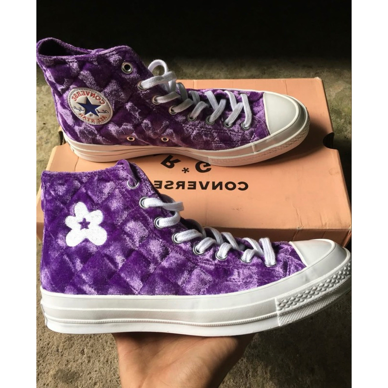 converse golfwang purple