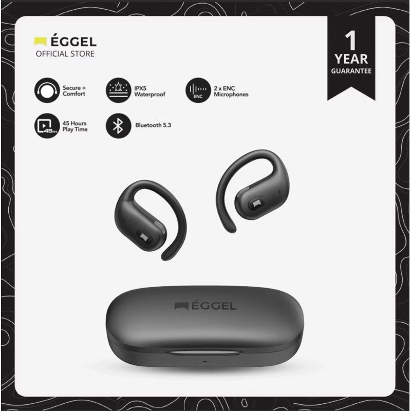 Eggel Runner 2 Open Ear Air Conduction Sports Earphone