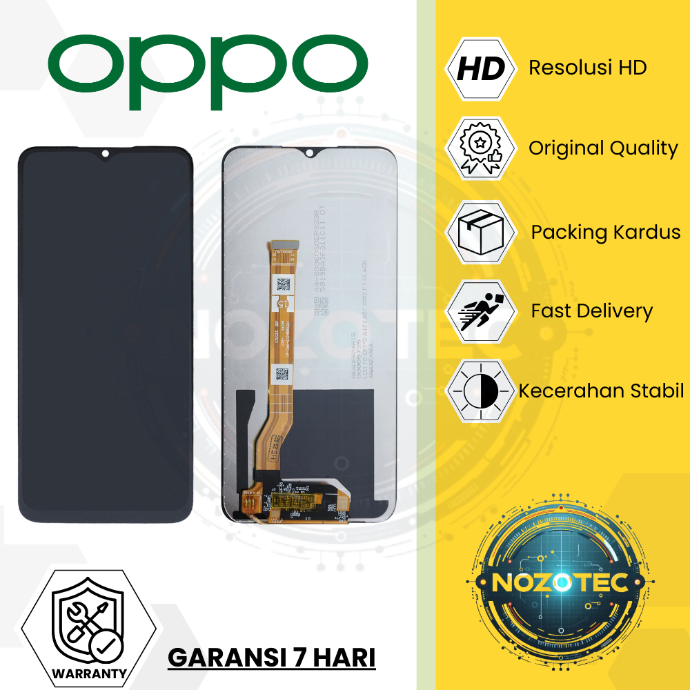 LCD TOUCHSCREEN HP OPPO A57 4G 5G  2022 / A57E / A57S / OPPO A17 A17K / OPPO A77S A77 5G SPAREPART L