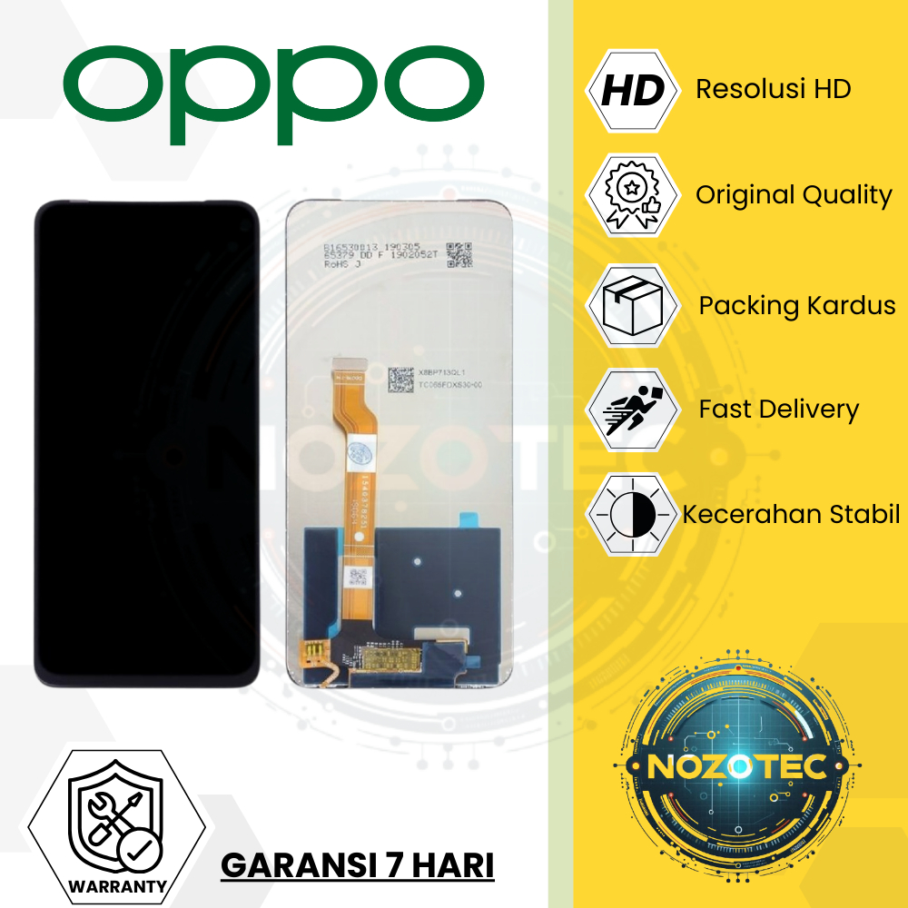 LCD TOUCHSCREEN HP OPPO F11 PRO / CPH1969 SPAREPART LAYAR SENTUH ORIGINAL COMPLETE FULLSET RESPONSIF
