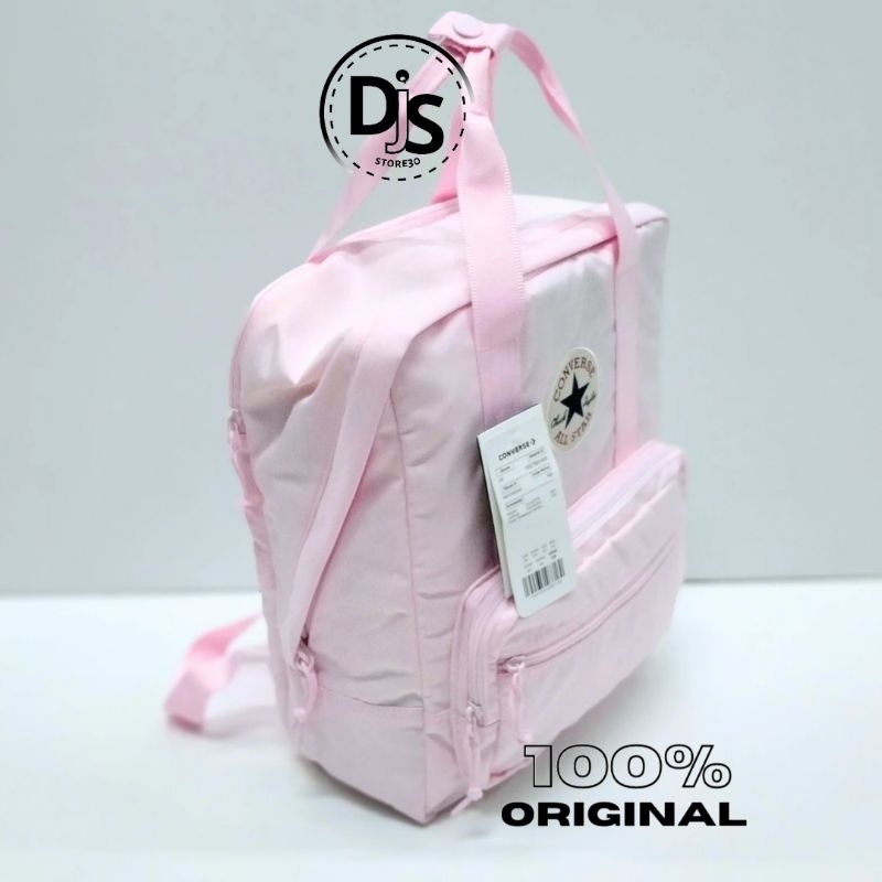 Tas Converse Small Square Backpack  Pink