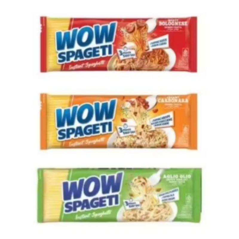 

Wow Spageti 3 varian rasa